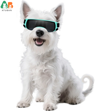 ATUBAN Dog Goggles Small Breeds,UV Protection Dog Glasses for Small Dogs,Puppy Sunglases Windproof Dustproof Driving Protection