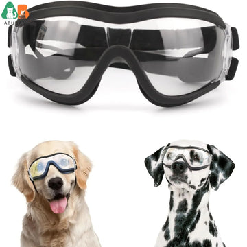 ATUBAN Dog Goggles Large Breed,UV-Protection Sunglasses for Outdoor Dog Eye Protection,Anti-Fog Anti-Dust Windproof Snowproof
