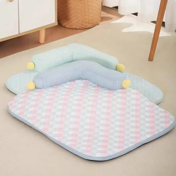 Breathable Cooling Pet Sleep Mats Soft Smooth Anti-slip Summer Dog Beds Removable Comfortable Pet Cool Bed Nest