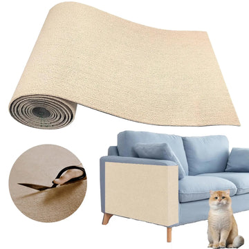 Wall Self-Adhesive Anti Cat Scratch Sofa DIY Cats Scratch Protection Paws Sharpen Trimmable Carpet Cats Scratch Board
