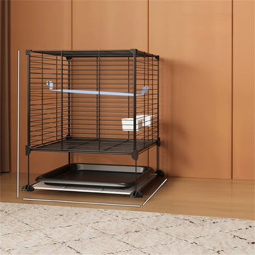 Bird Cage Household Large Tiger Skin Cockatiel Luxury House Splash-Proof New Small Thrush Dandan Myna Special