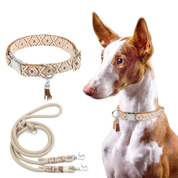 Bohemian Ethnic Style Pet Collars For Small Medium And Large Dogs Multi-colors Choose Adjustable Luxurious Trend New Arrivals