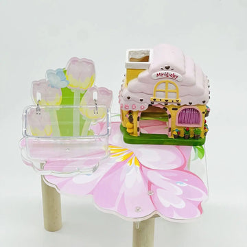 Pink Cake Hamster House Small Animal Cage Landscaping Supplies Rat Accessories Chipmunk Midget Mouse House Small Pet Nest