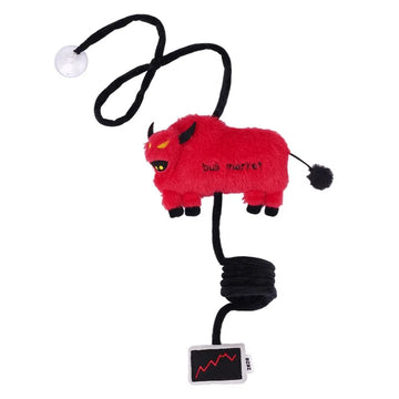 Elastic Bungee Cat Toy Bull Market Cat Interactive Toy Catnip Fun Play Wand Kitten Toy Long Stretchy Funny Plush for Cats