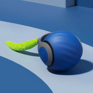 USB Rechargeable Smart Cat Toys Ball with Replacement Tail Automatic Cat Toys Ball Speedy Tail Cat Toy Cat Interactive Ball Toys