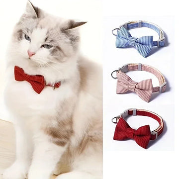 Cat Collar with Bow Soft Pet Dogs Cats Puppy Necklace Optional Daisy Bell Collar for Cat,Cat Accessories Pet Supplies