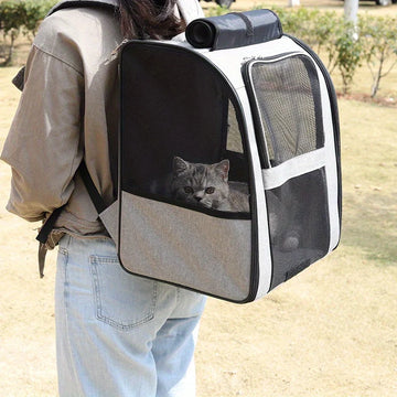 Lightweight pet backpack, breathable and spacious cat bag, pet supplies