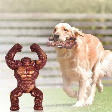 Gorilla Dog Toy Dog Chew Toy Bite-resistant Dog Teeth Grinding Toy Indestructible Dog Toy for Aggressive Chewers