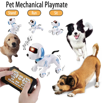 Sound Smart Dog Mechanical Playmate RC Robot Dog Electronic Stunt Pet Interactive Touch Programmable Smart Walking Dancing