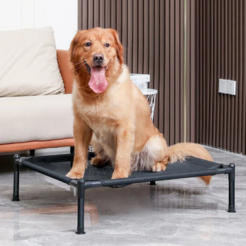 Pet Camping Bed Elevated Bed for Dogs Folding Puppy Camping Bed Cat House Portable Removable Washable Puppy Beds Dog Hammock