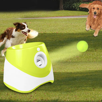 Automatic Dog Ball Launcher Automatic Pet Dogs Chase Fun Interactive Throw Catapult Dogs Ball Catapult Pet Interactive