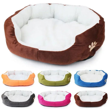 Cat Basket Beds Kennel Nest Dog Bed Mat Pad for Small Dogs Yorkie Chihuahua Sleeping Nest Puppy Cushion