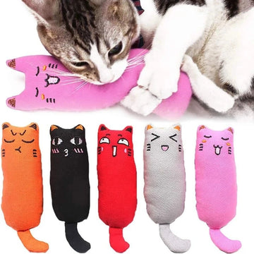 5 Pieces Cat Catnip Toys,Cat Chew Toy for Pet Cat Self Playing,Teeth Cleaning,Relieve Boredom,Pet Accessories