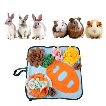 Stress Relief Sniffing Mat for Small Pets Ideal for Guinea Pigs Chinchillas Rabbits A Perfect Foraging Pet Supply