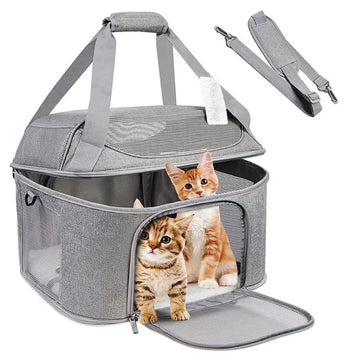 2025 New Cat Bag Portable Large Cat Backpack Detachable Breathable Foldable Large Capacity Cat Pet Backpack