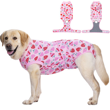 Cotton Dog Recovery Suit Anti-Lick Dog Romper Medical Sleeveless Dog Clothes Male Bodysuit For Dogs After Surgery Dog Onesie