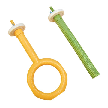 Cage Toy Bird Perch for Small Parrots Molar Grinding Scratchers Rack
