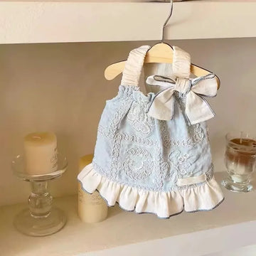 Pet Clothes Dog Cat Princess Small Spring Summer Thin Breathable Butterfly Princess Skirt