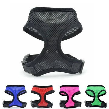 Comfortable Cat Harness No Pull & No Choke Design Pet Puppy Small Dog Cat Padded Vest Harness for Walking and Training XS S M L