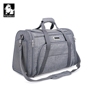 Truelove Pet Bag Breathable Large Space Foldable and Water-Pepellent Pet Backpack Outdoor Travel Use for Dog and Cat TLX3971