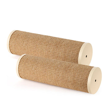 Cat Scratching Post Cat Climbing Tree Tower Replacement Post Cat Climbing Frame DIY Material Sisal Round Scraper Cat Accessories