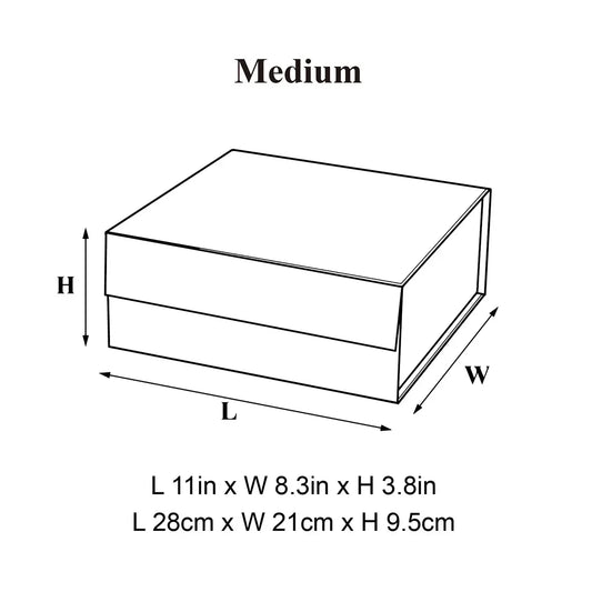 Liyueyibox Medium Luxury Magnetic Closure Rigid Gift Box| Custom Logo Wedding/Birthday /Baby gift/ Packaging Eco-Friendly