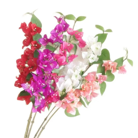 10pcs Silk Bougainvillea Glabra Artificial Climbing bougainvillea spectabilis 30.71" six colors for Wedding Centerpieces