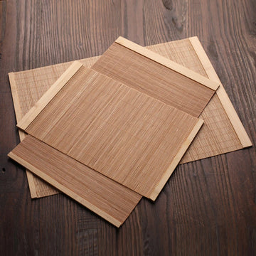 New Natural Bamboo Table Mat Tea Dining Hot Insulated Table Runner Japanese Style Natural Woven Placemat Coaster Cup Pad