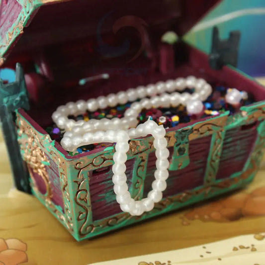 Aquarium Fish Tank Ornament Air Treasure Chest Water Spectra Bubble Decor
