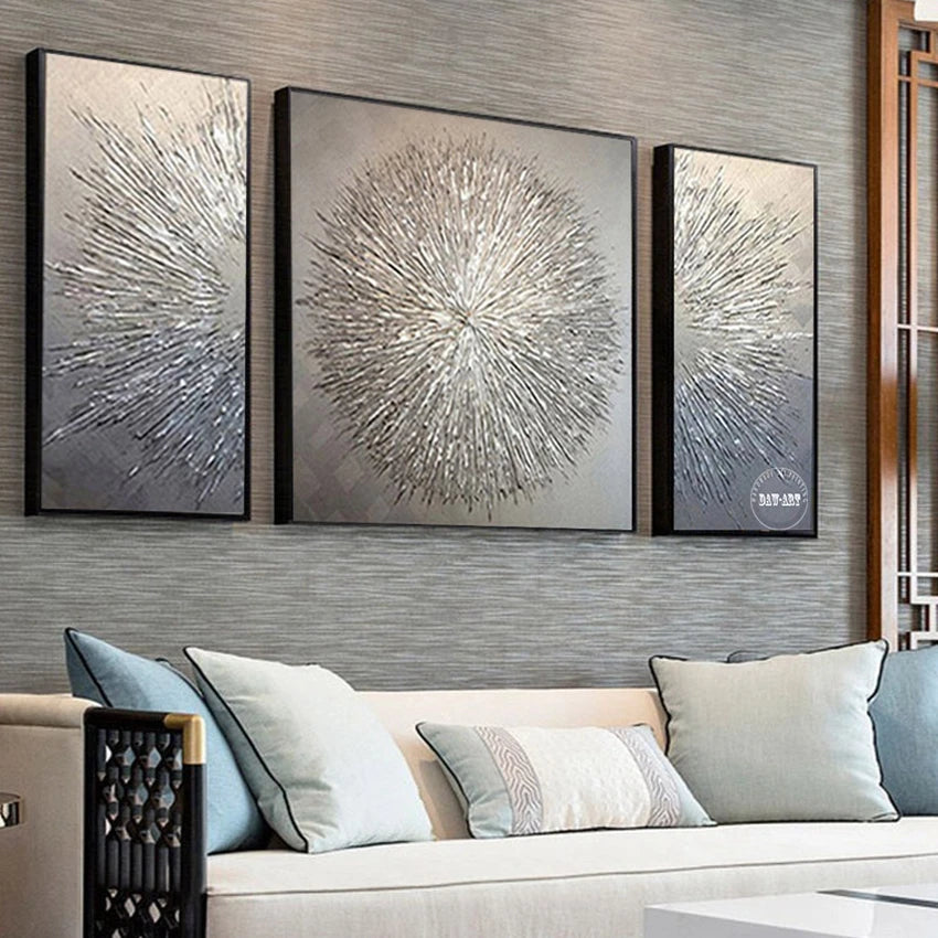 New Arrival Modern Abstract Golden Mountain Landscape Oil Paintings On Canvas China Artwork Wall Decor For Room Unframed