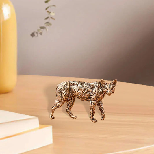 Caracal Statue Creative Collectable Feng Shui Decor Animal Sculpture Antique Ornament for Desk Bedroom Car Shelf Living Room