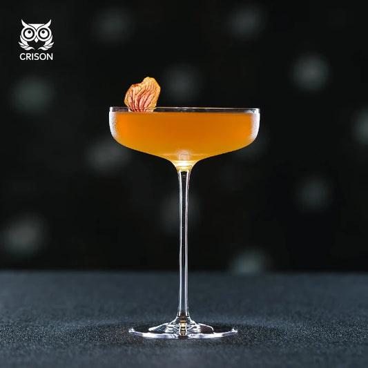 CT2702 CRISON Crystal glass cocktail glass champagne cup Martini Margarita Whiskey Red Crystal Flute Toasting Dessert Cups185ml
