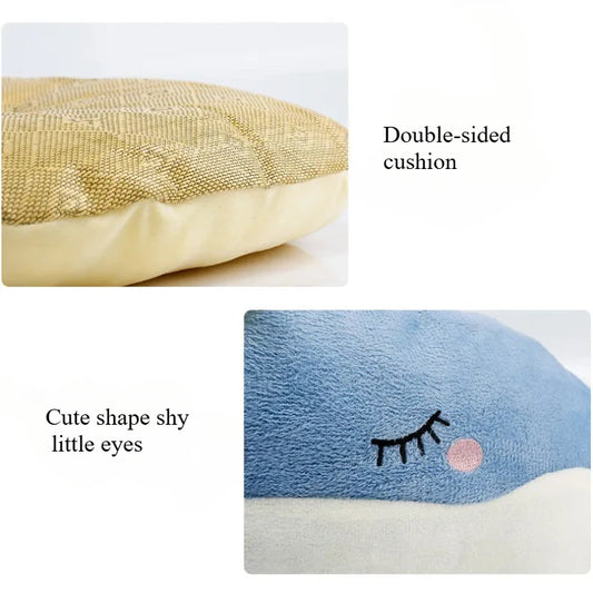 Cat Nest Four Seasons Universal Summer Cooling Mat Detachable Cat Whale Dog Nest Small Dog Dog Semi Enclosed Pet Supplies