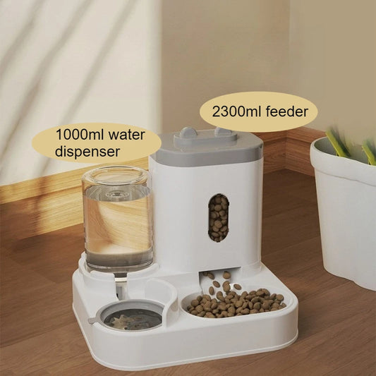 Professional Cat Feeder Water Dispenser Automatic Feeders Feeding and Watering Supplies Cat Bowl Drinking Fountain Dog Feeder
