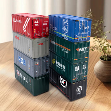 4pcs/set Retro Industrial Style Iron Creative Decoration Collect Item Desktop Mini Container Model Mini Storage Box Kids Gifts