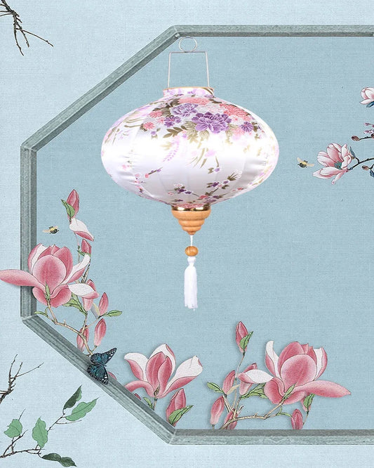 12/14inch Chinese Silk Lantern Ancient Style Vietnam Palace Lantern Restaurant Tea Room Mid Autumn Festival Party Decor Lantern