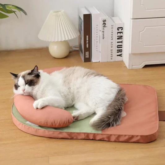 Summer Cooling Pet Cat Bed Cushion Ice Pad Dog Sleeping Square Mat for Puppy Dogs Cats Pet Kennel Top Quality Cool Cold