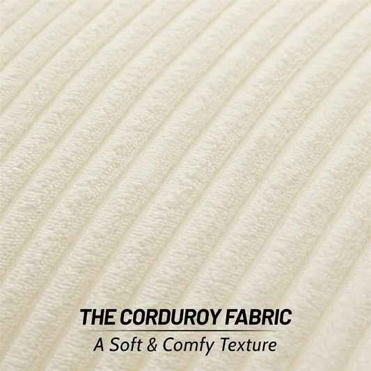 Olanly Corduroy Cushion Cover 45x45 Soft Fluffy Strip Pillow Cover 50x50 Luxury Decorative Home Pillow Case For Sofa Living Room