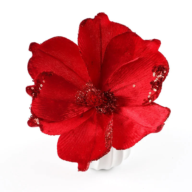 (1piece/set)17.6x26.8 Christmas decoration flower festival flower arrangement simulation petal party table flower arrangement