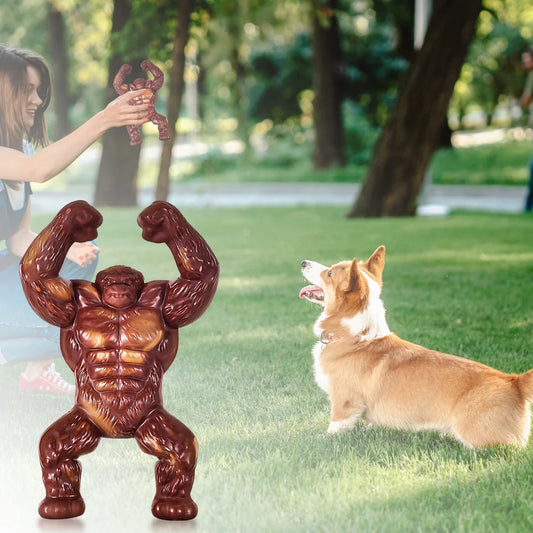 Gorilla Dog Toy Dog Chew Toy Bite-resistant Dog Teeth Grinding Toy Indestructible Dog Toy for Aggressive Chewers