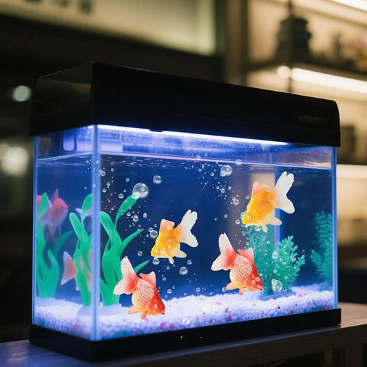 Fake Goldfish Artificial Fake Fish for Pond Aquarium Realistic Plastic Fish Model Floating Fish Tank Decorations