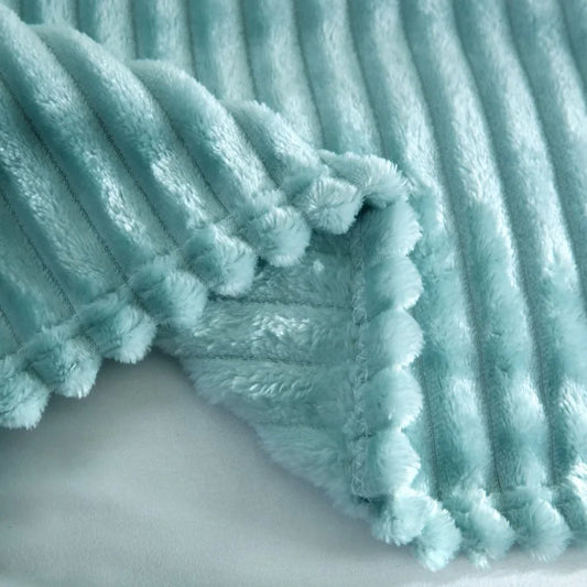 Coral Fleece Blankets Solid Sofa Cover Bedspread Super Soft Faux Fur Flannel Blankets