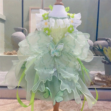 Summer Pet Dog Wedding Princess Clothes Pet Dog Dress For Dogs Skirt Summer York chihuahua poodle For Dogs Skirts party Dresses