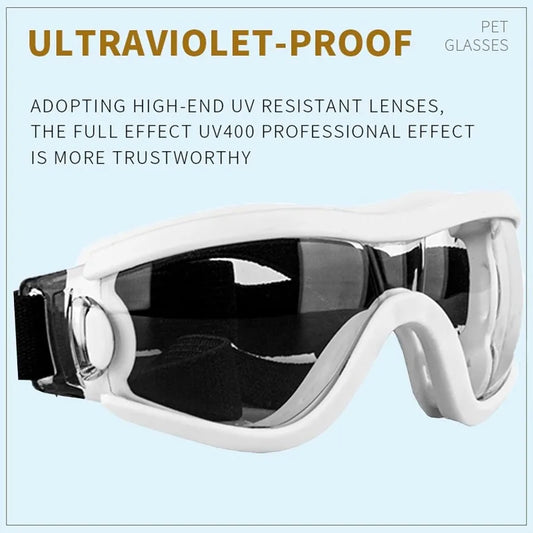 LETVIA Pet Dog Sunglasses Durable Windproof  UV-resistant Pet Goggles Pet Decoration Accessories Outdoor Dog Photography Tool