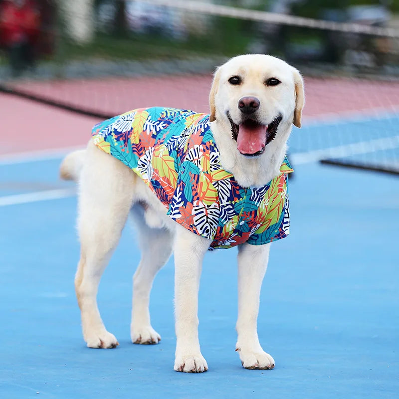 XS-5XL Summer Pet Dog Clothes Spring Cool T-shirts Costume for Small Medium Big Dog Poodle Pug Large Dog Clothing Vest Shirt