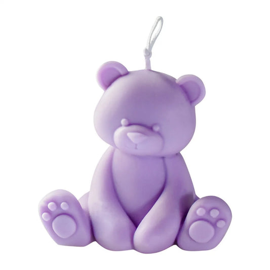 3D Sitting Brown Bear Scented Candle Handmade Cute Soy Wax Animal Aroma Candle Home Decor Unique Birthday Gift Party Ornaments