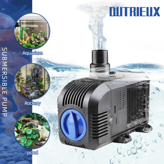 Fish Tank Quiet Frequency Circulating Filtration Pump 7/8/20/25/35/45/55W Multi-Function Submersible Aquarium Water Pond Pumps