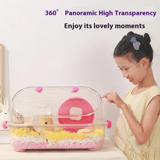 Transparent Cage for Hamsters