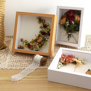 3D Wooden Photo Frame Depth 3cm for Handmade DIY Handwork/action Figure/ Plant Specimen Display Picture Frame Home Decoration