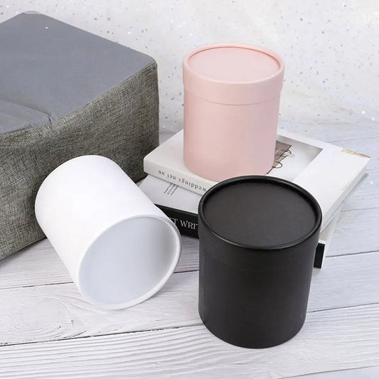Cardboard Round Mother Day Valentine's Day Rose Flower Storage Flower Gift  Boxes Hug Bucket Packaging  Box Flower Box